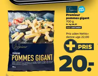 Netto Premieur pommes gigant tilbud