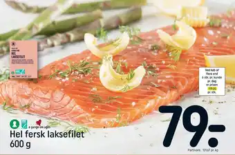 REMA 1000 Hel fersk laksefilet tilbud