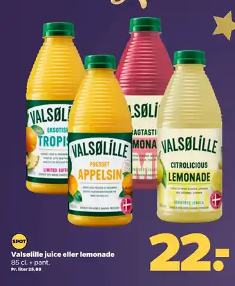Netto Valsølille juice eller lemonade tilbud