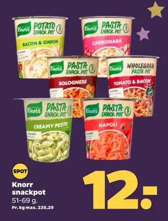 Netto Knorr snackpot tilbud