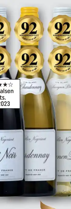 Negociant chardonnay hvidvin med smag af æbler, melon, fersken, citrus, smør og lakrids, 13,5%