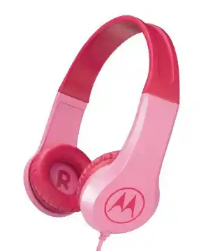 AV-Cables Motorola squads 200 kablet børne høretelefoner - pink tilbud