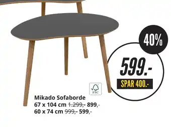 My Home Mikado sofaborde tilbud