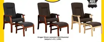 My Home Dragør otium lænestol med skammel tilbud