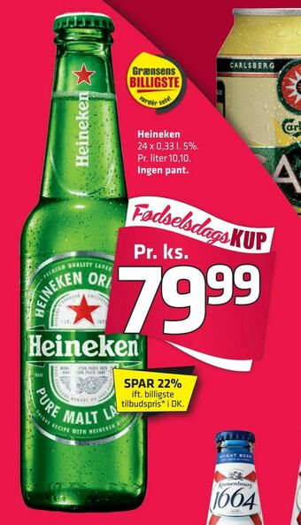 Fleggaard Heineken tilbud