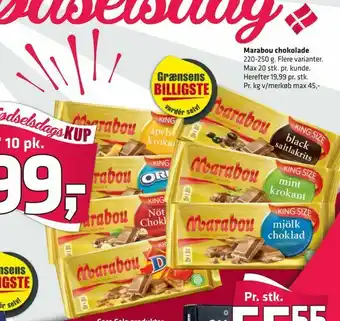 Fleggaard Marabou chokolade tilbud