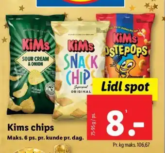 Lidl Kims chips tilbud