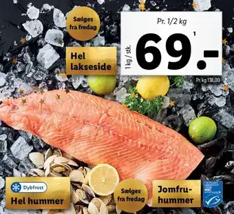 Lidl Hel lakseside tilbud