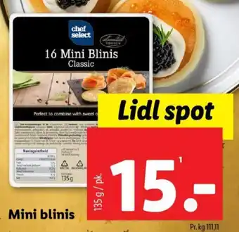 Mini Blinis