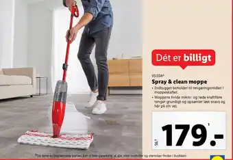 Lidl Spray & clean moppe tilbud