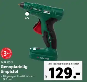 Lidl Genopladelig limpistol tilbud