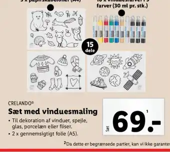 Sæt med vinduesmaling
