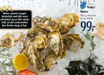 Østers naturel