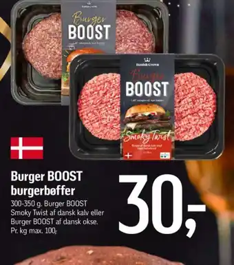 Føtex Burger BOOST burgerbøffer tilbud