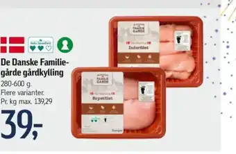 Føtex De Danske Familie-gårde gårdkylling tilbud