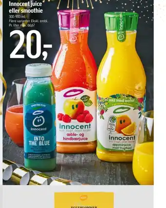 Føtex Innocent juice eller smoothie tilbud