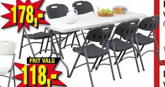 Harald Nyborg Foldebord tilbud