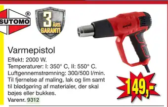 Harald Nyborg Varmepistol tilbud