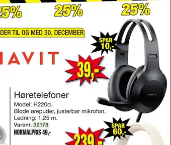 Harald Nyborg Høretelefoner tilbud