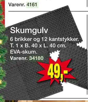 Harald Nyborg Skumgulv tilbud