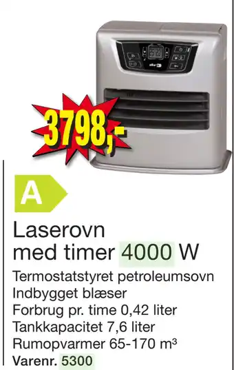 Harald Nyborg Laserovn med timer 4000 w tilbud