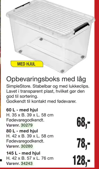 Harald Nyborg Opbevaringsboks med låg tilbud