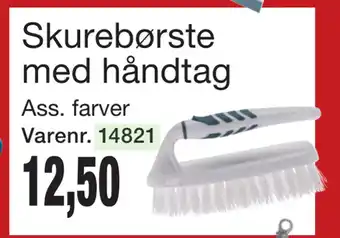 Skurebørste med håndtag