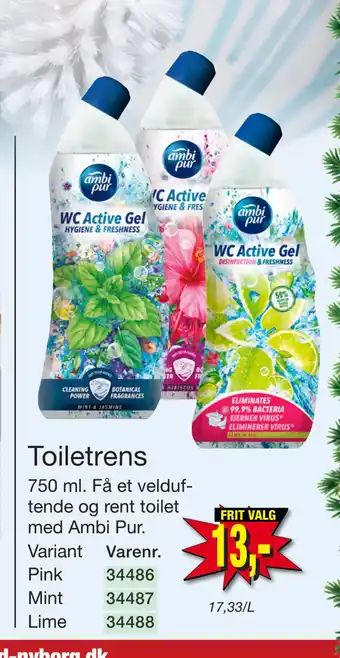 Harald Nyborg Toiletrens tilbud