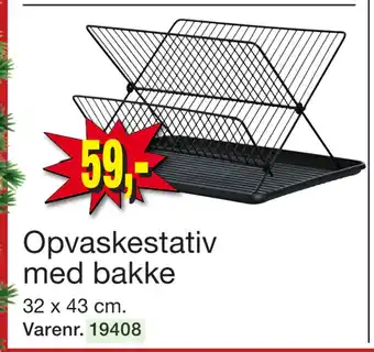 Harald Nyborg Opvaskestativ med bakke tilbud