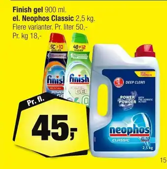 Calle Finish gel el. Neophos Classic tilbud