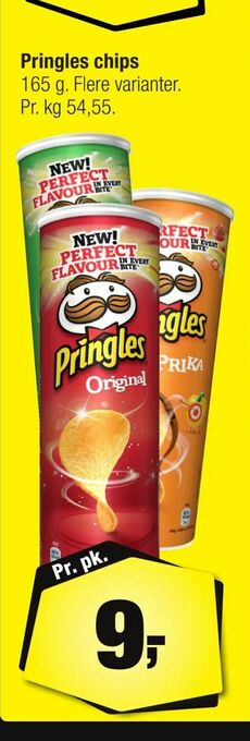 Calle Pringles chips tilbud