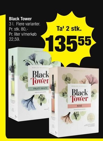 Calle Black Tower tilbud