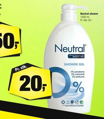 Calle Neutral shower tilbud