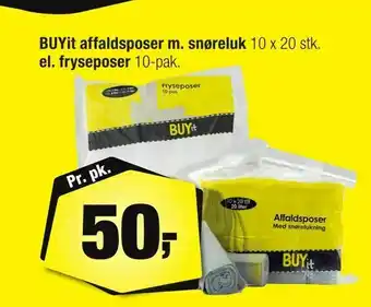 Calle BUYit affaldsposer m. snøreluk el. fryseposer tilbud