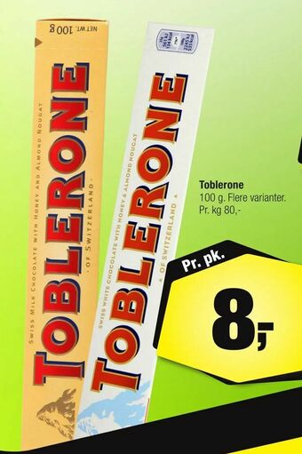 Calle Toblerone tilbud
