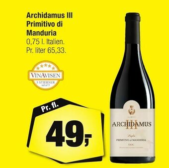 Archidamus III Primitivo di Manduria