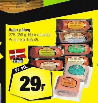 Calle Højer pålæg tilbud