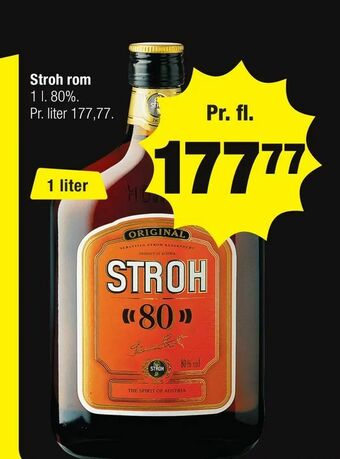 Calle Stroh rom tilbud