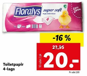 Toiletpapir 4-lags