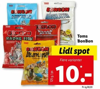 Let-Køb Toms BonBon tilbud