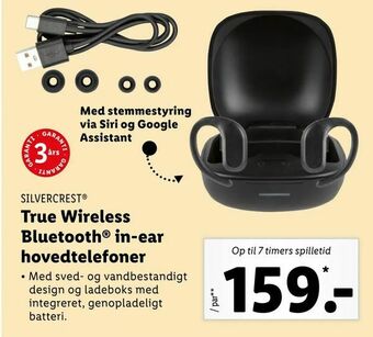 Let-Køb True Wireless Bluetooth® in-ear hovedtelefoner tilbud