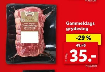 Gammeldags grydesteg