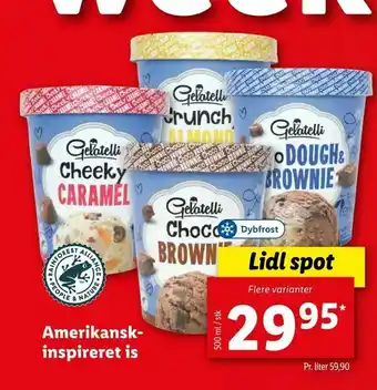 Let-Køb Amerikanskinspireret is tilbud