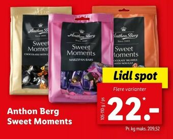 Let-Køb Anthon Berg Sweet Moments tilbud