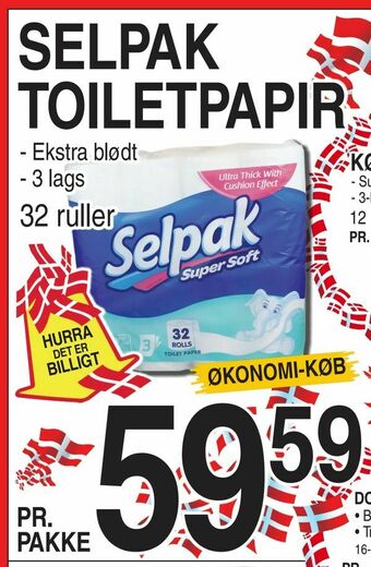 ABC Lavpris Selpak toiletpapir tilbud