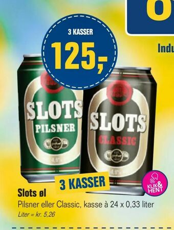 Otto Duborg Slots øl tilbud