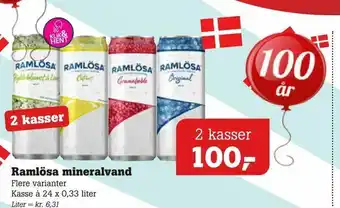 Poetzsch Padborg Ramlösa mineralvand tilbud