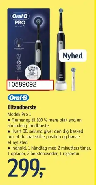 Føtex Oral-B Eltandbørste tilbud