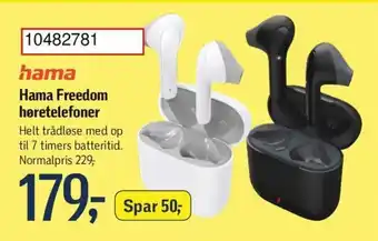 Føtex Hama Freedom høretelefoner tilbud