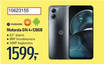 Føtex Motorola G14 4+128GB tilbud